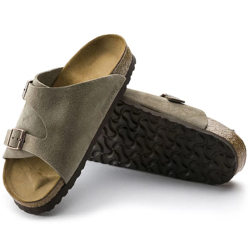 Birkenstock Zürich Suede Leather - Taupe