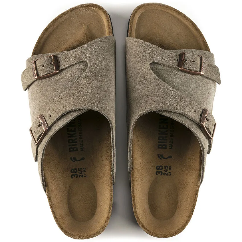 Birkenstock Zürich Suede Leather - Taupe