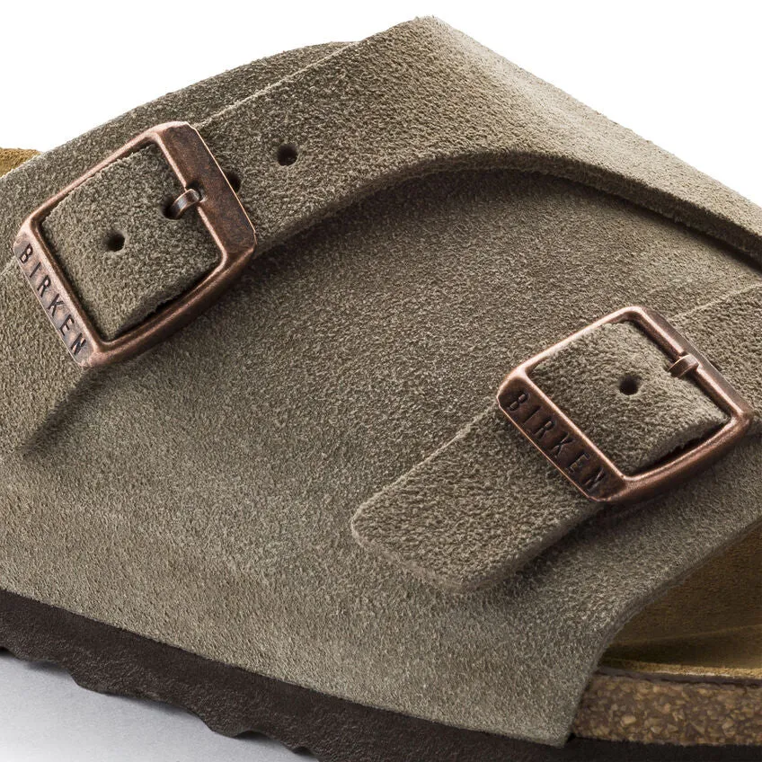 Birkenstock Zürich Suede Leather - Taupe