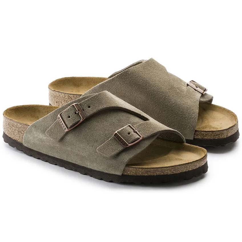 Birkenstock Zürich Suede Leather - Taupe