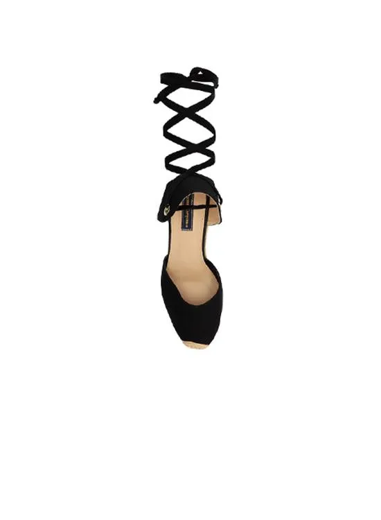 Black Kiri Platforms Espadrille for Woman