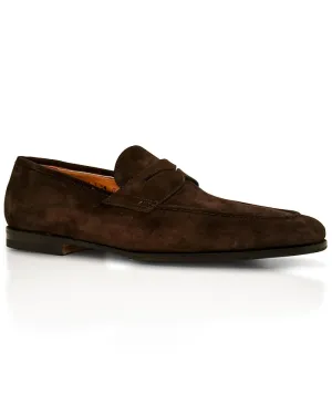 Brown Suede Jockel Loafer