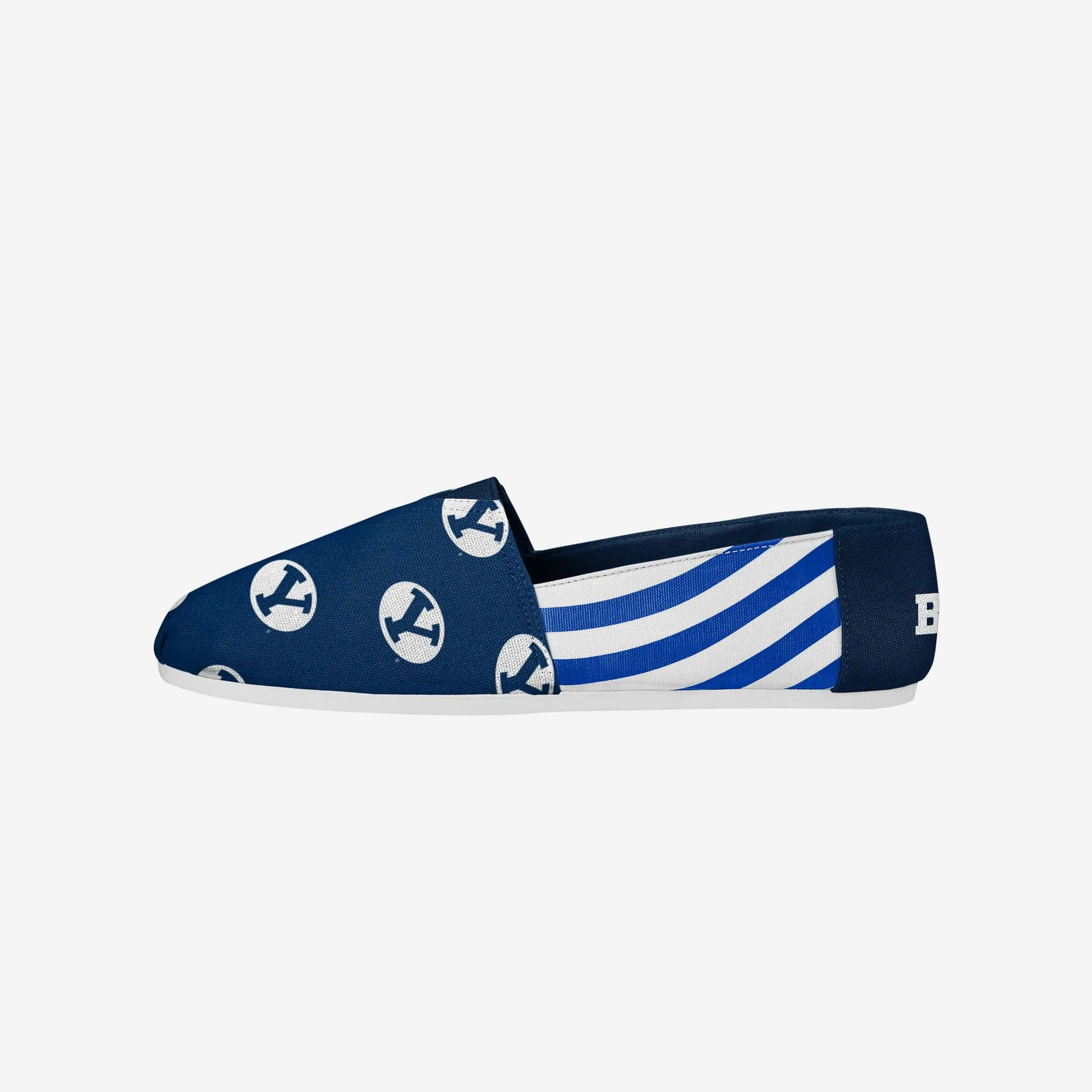 BYU Cougars Womens Stripe Canvas Shoe