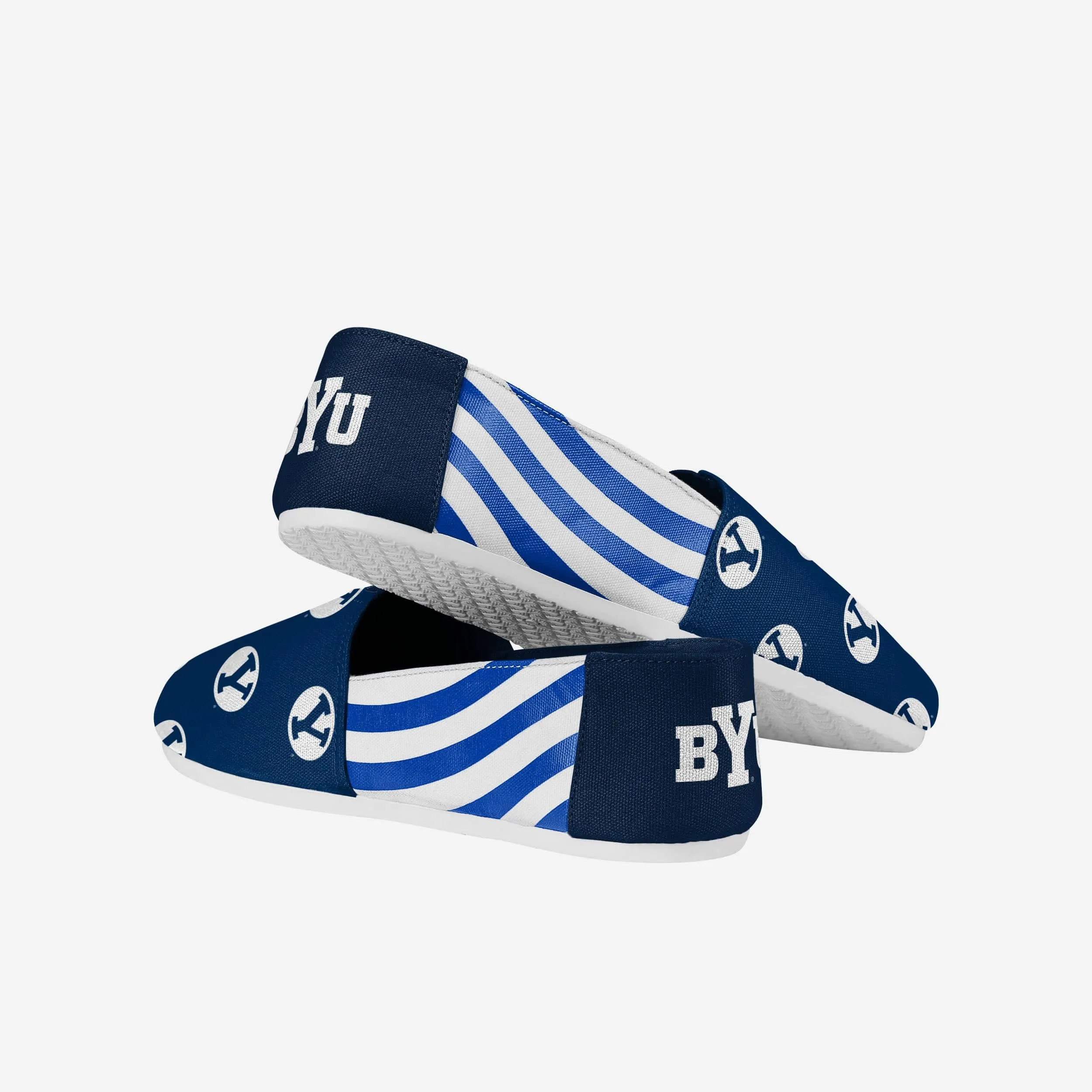 BYU Cougars Womens Stripe Canvas Shoe