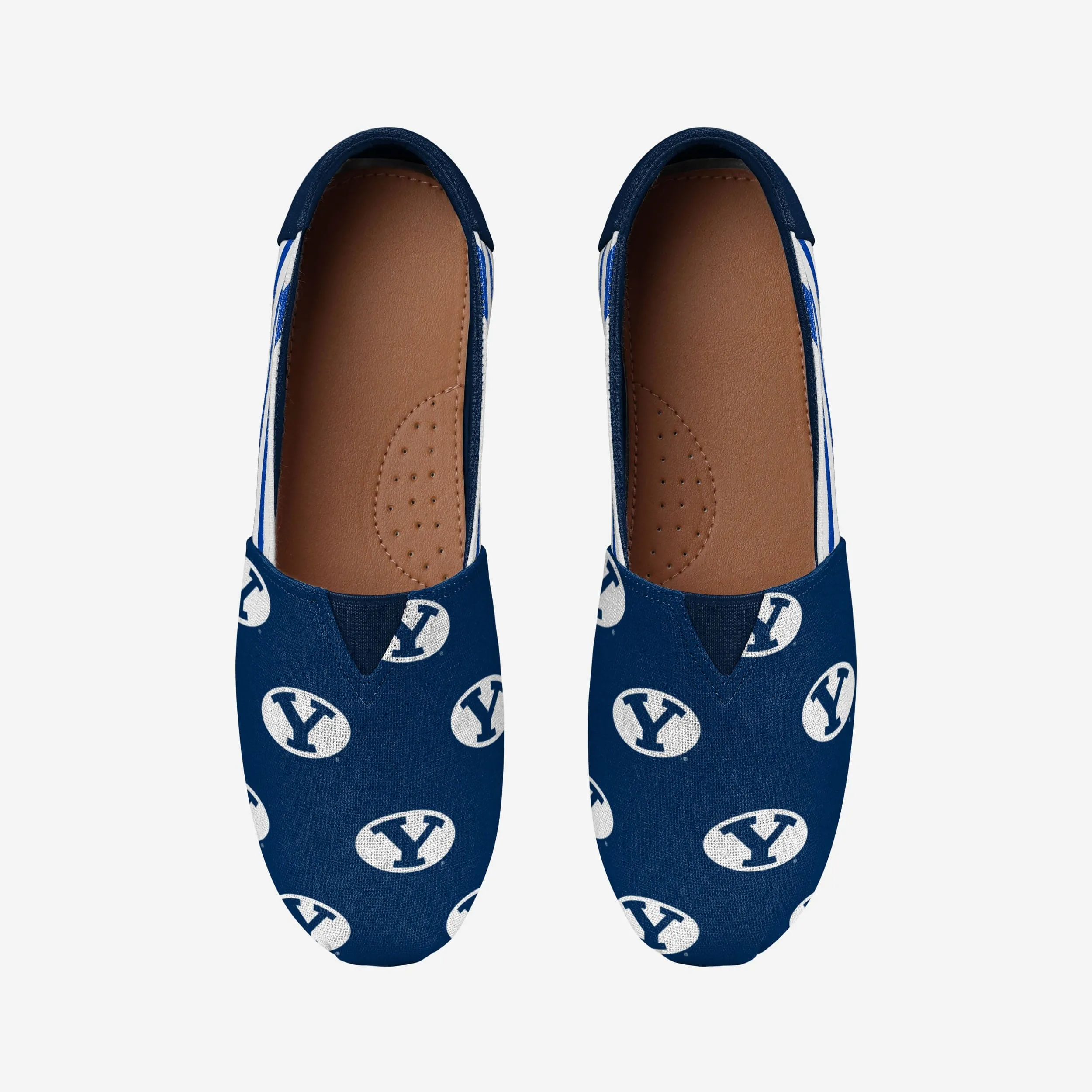 BYU Cougars Womens Stripe Canvas Shoe