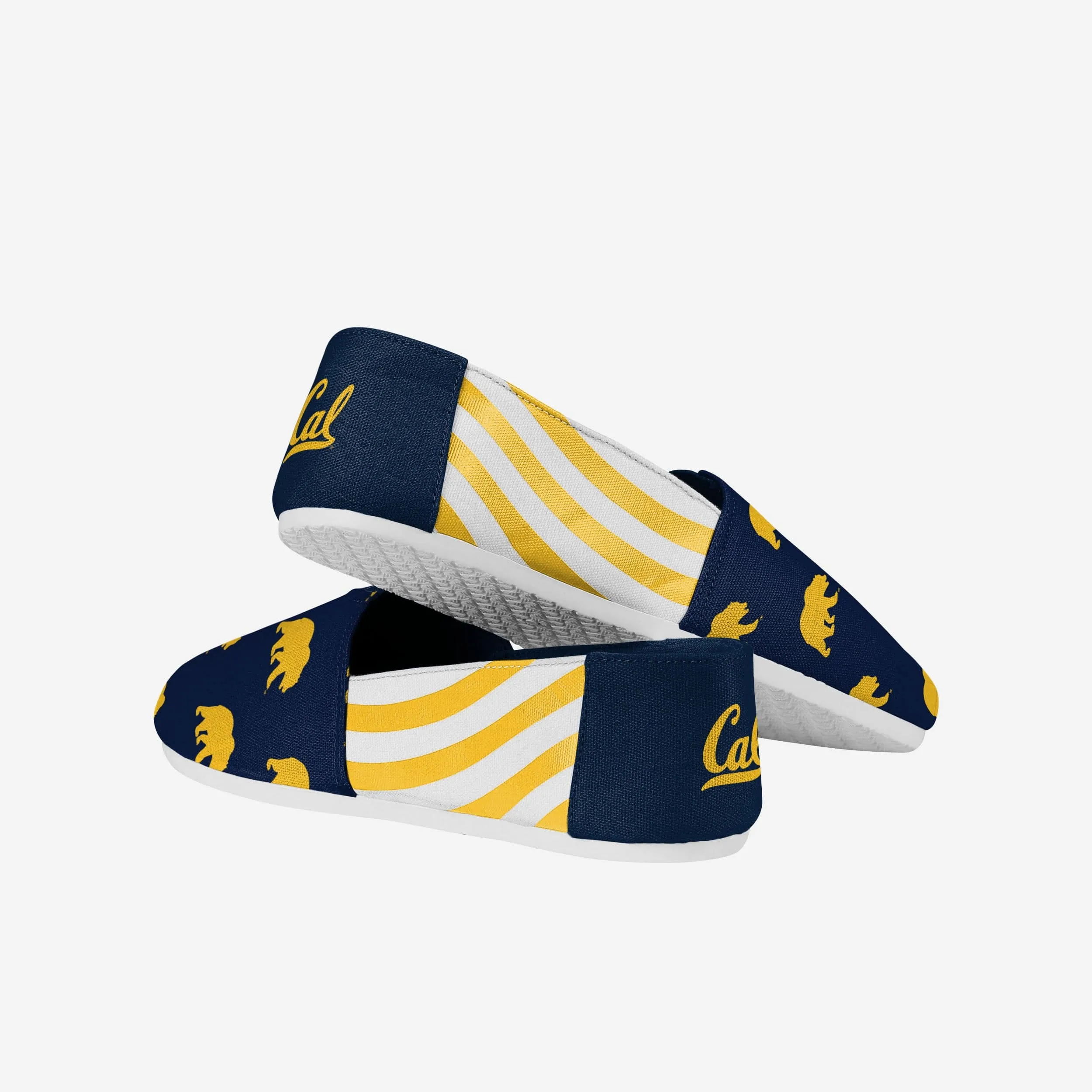 California Bears Womens Stripe Canvas Shoe