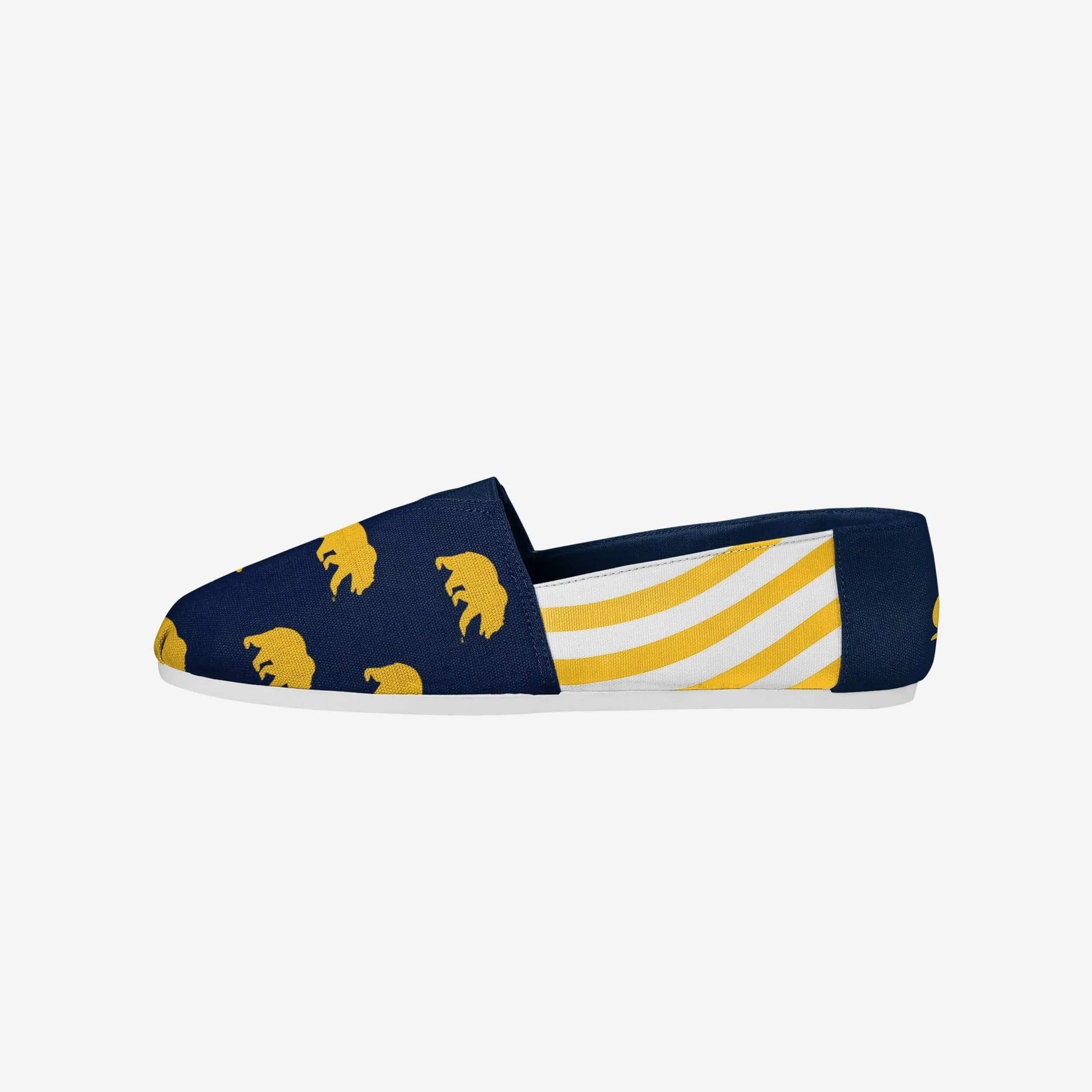 California Bears Womens Stripe Canvas Shoe