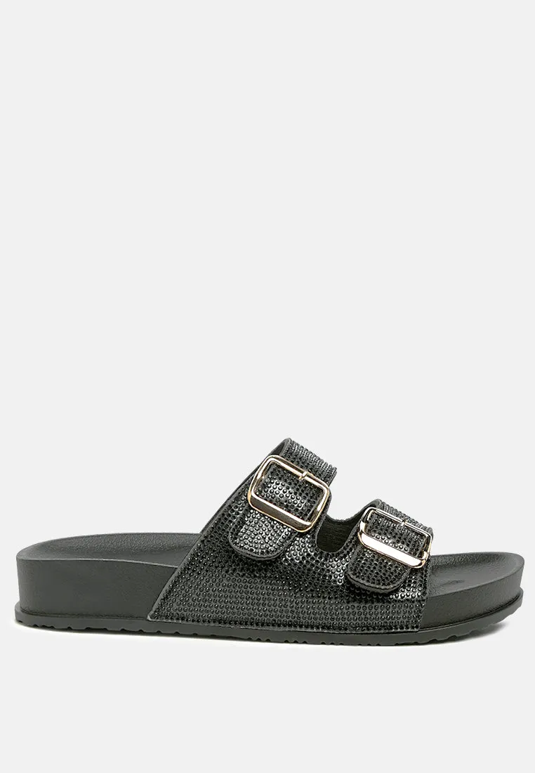 Crystal Buckled Slip-On