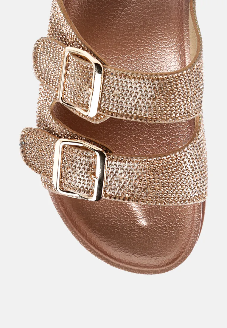 Crystal Buckled Slip-On