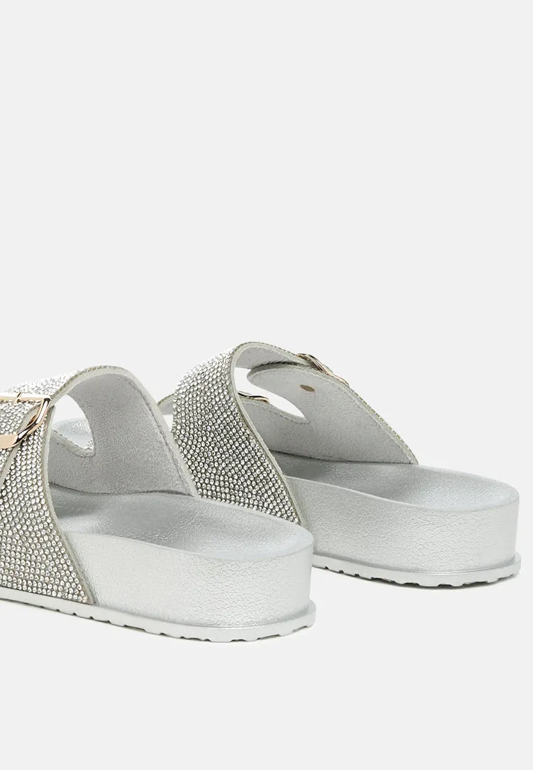 Crystal Buckled Slip-On