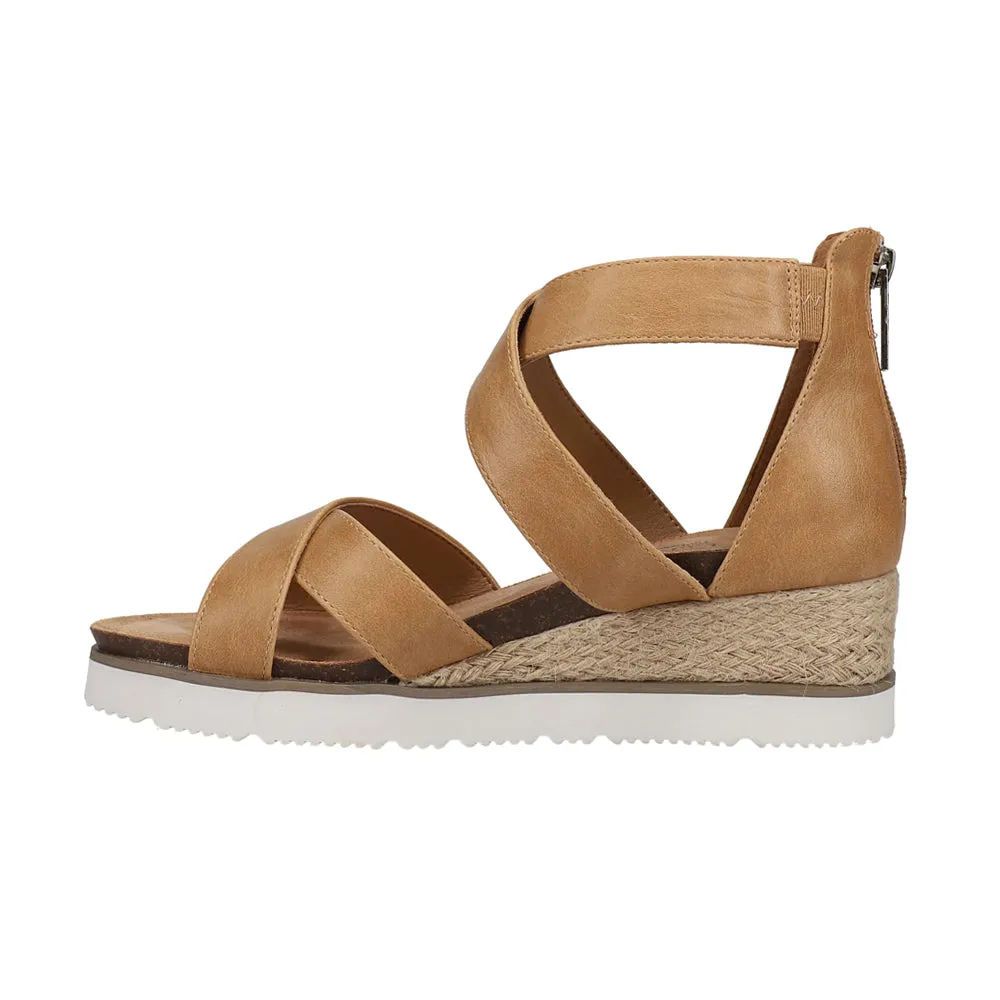 Double Dutch Espadrille Strappy Wedge Sandals