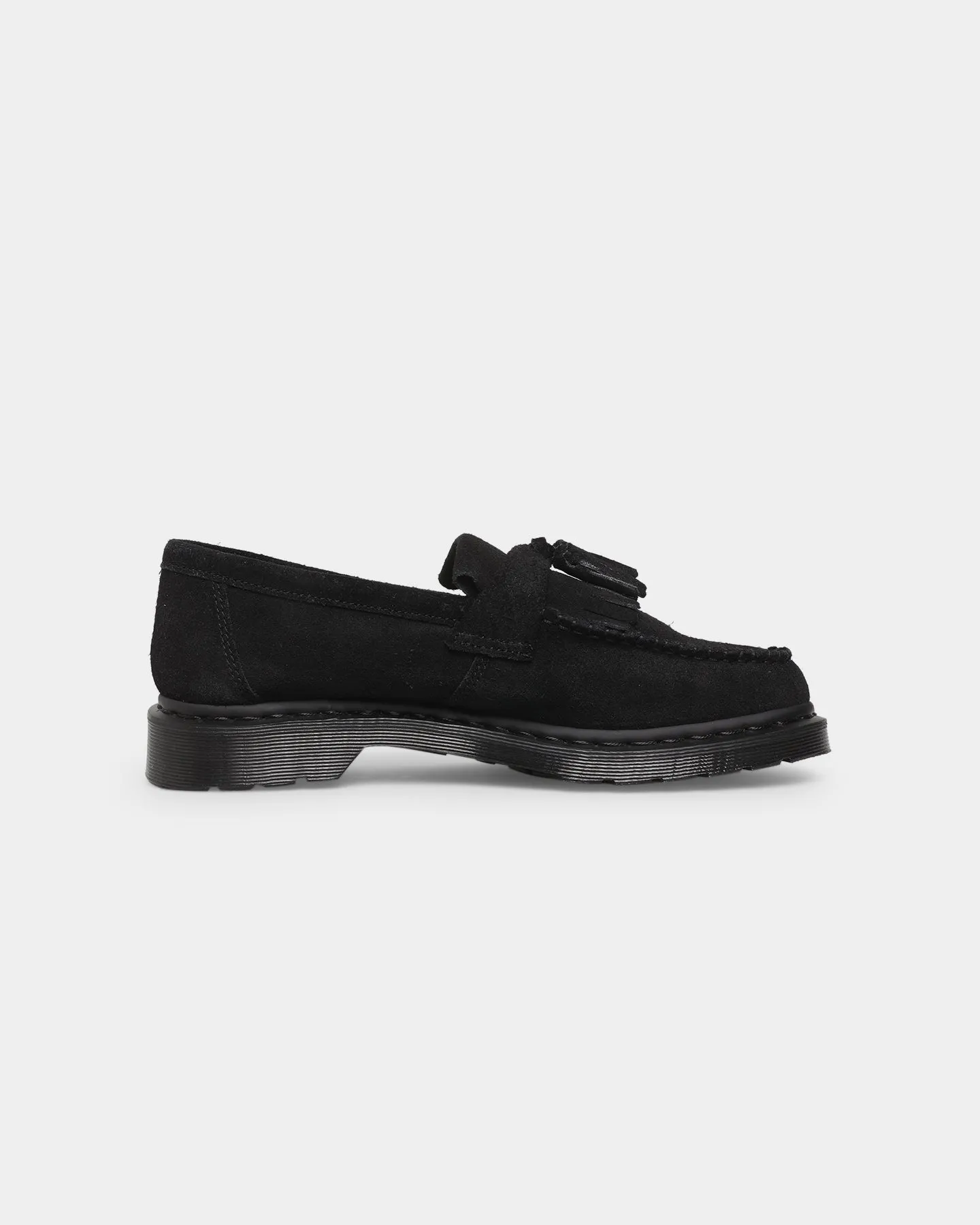 Dr. Martens Adrian Mono Tassel Loafers Black E.h Suede