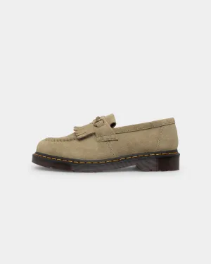 Dr Martens Adrian Snaffle Loafer Pale Olive Desert Oasis Suede