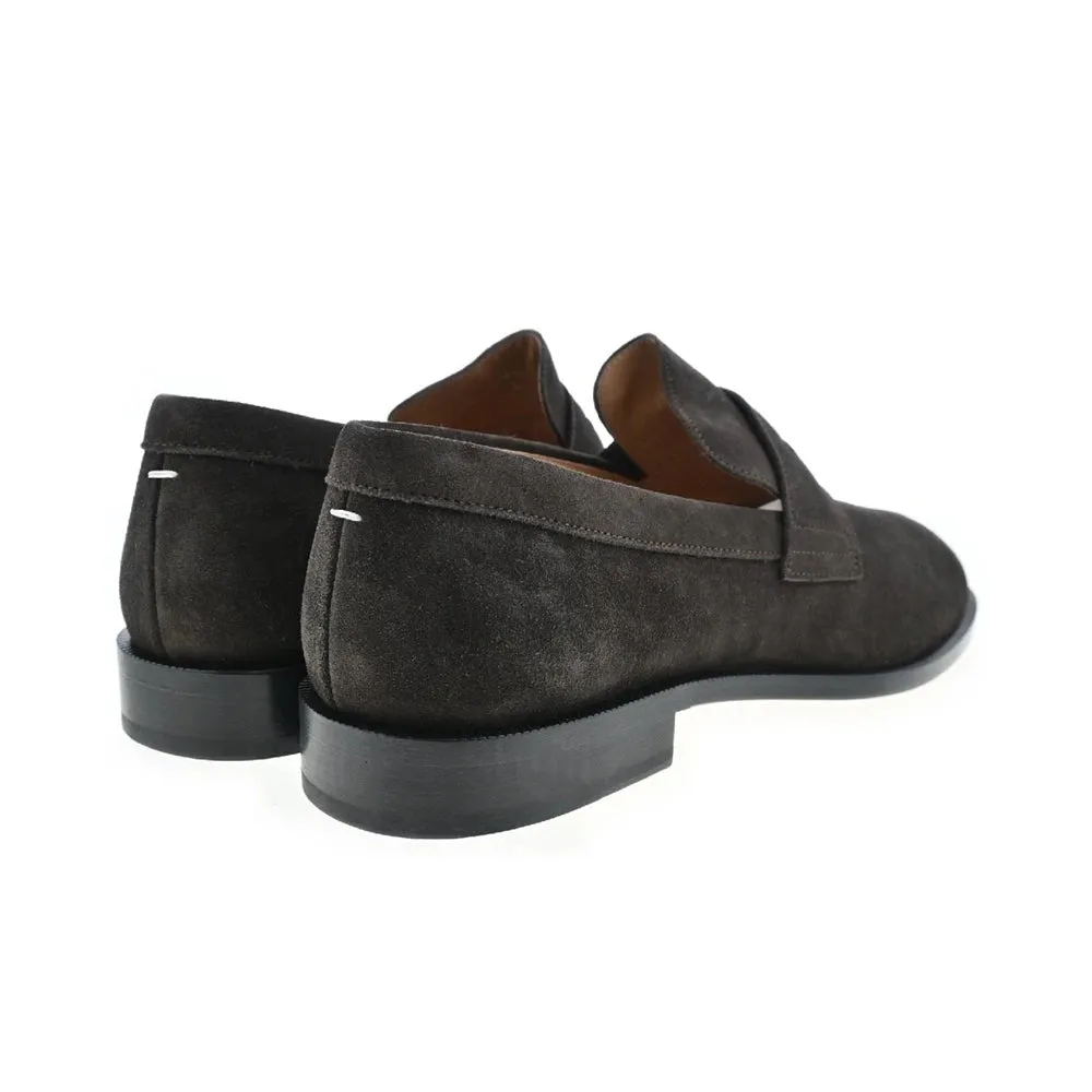 Elegant Suede Solid Tabi Loafers