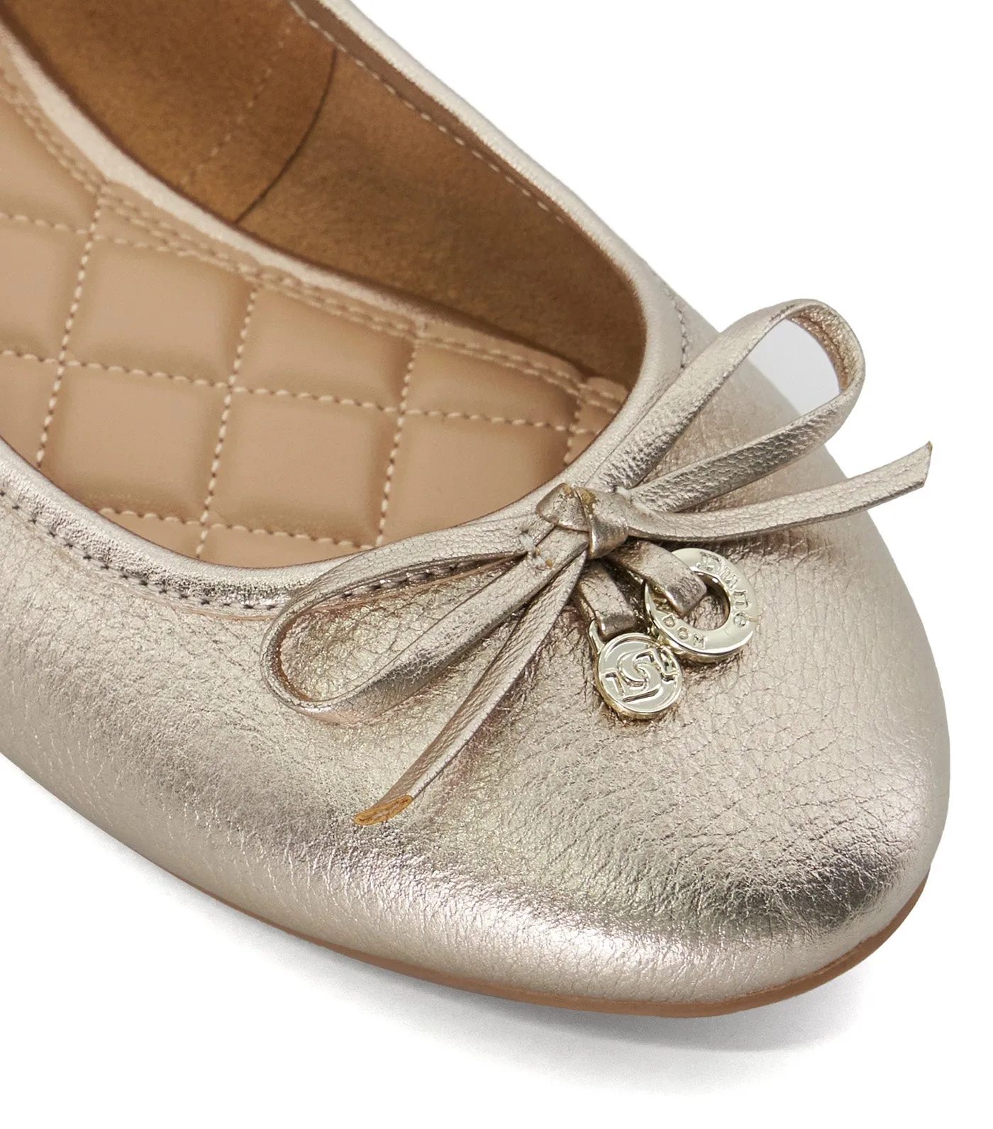 Hallo Ballet Flats Gold