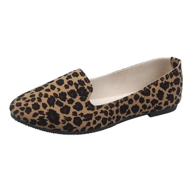 HAN WILD Faux Suede Slip On Loafer Shoes