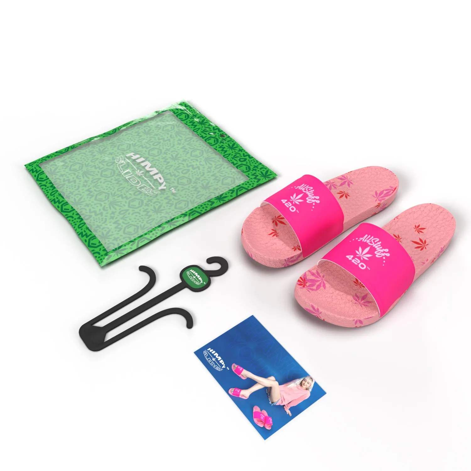 Himpy Slides - Womens Pink Driver Sandal - 1 Pair Per Pack