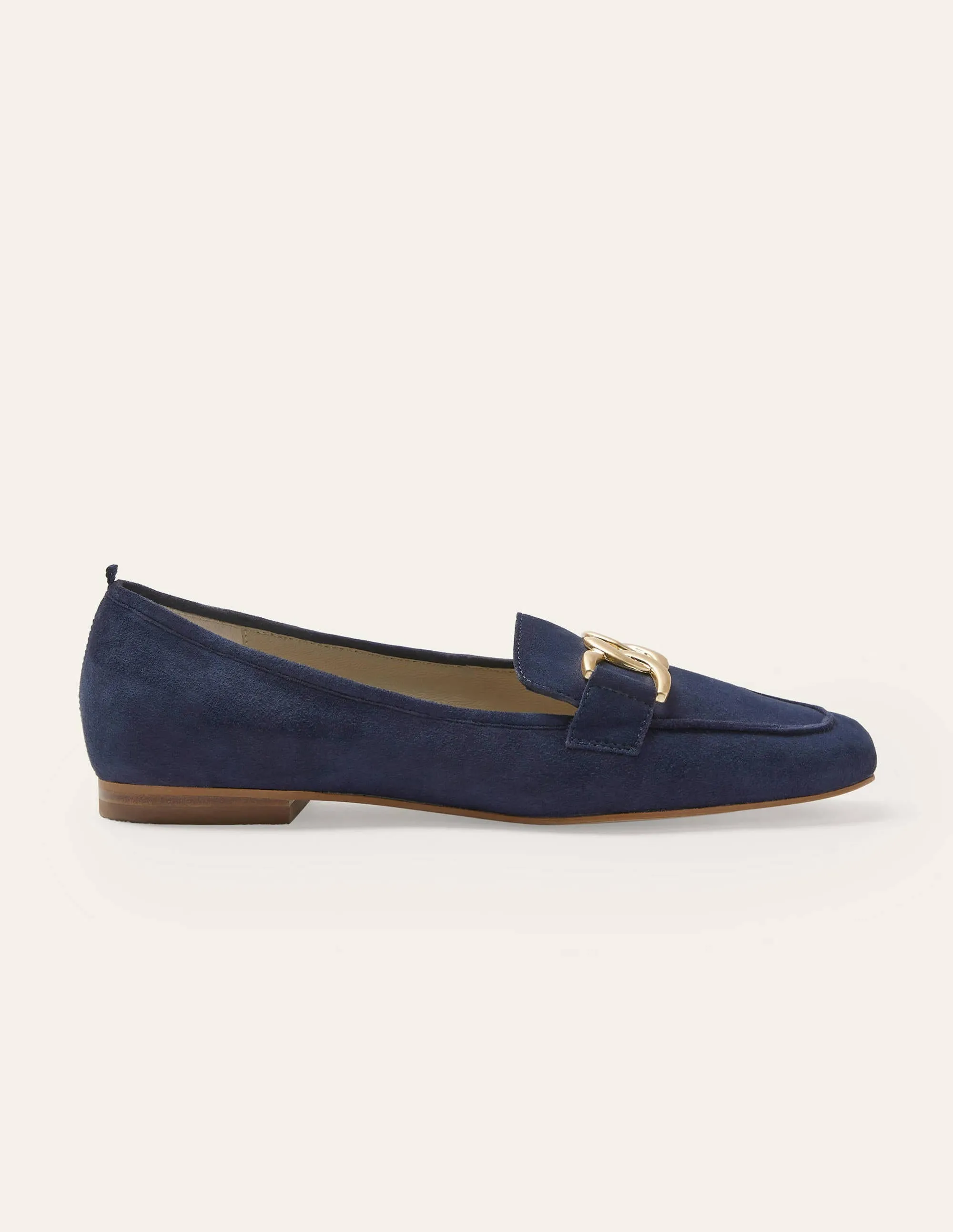 Martha Loafers-Navy Suede