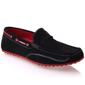 Mens ‘Dorin’ Leather suede moccasins Slipon Shoes