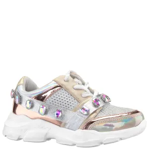 Mesh Jeweled Sneaker