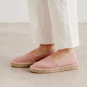 Mila Sustainable, Eco Friendly, Vegan Canvas Espadrille Flats - Pink