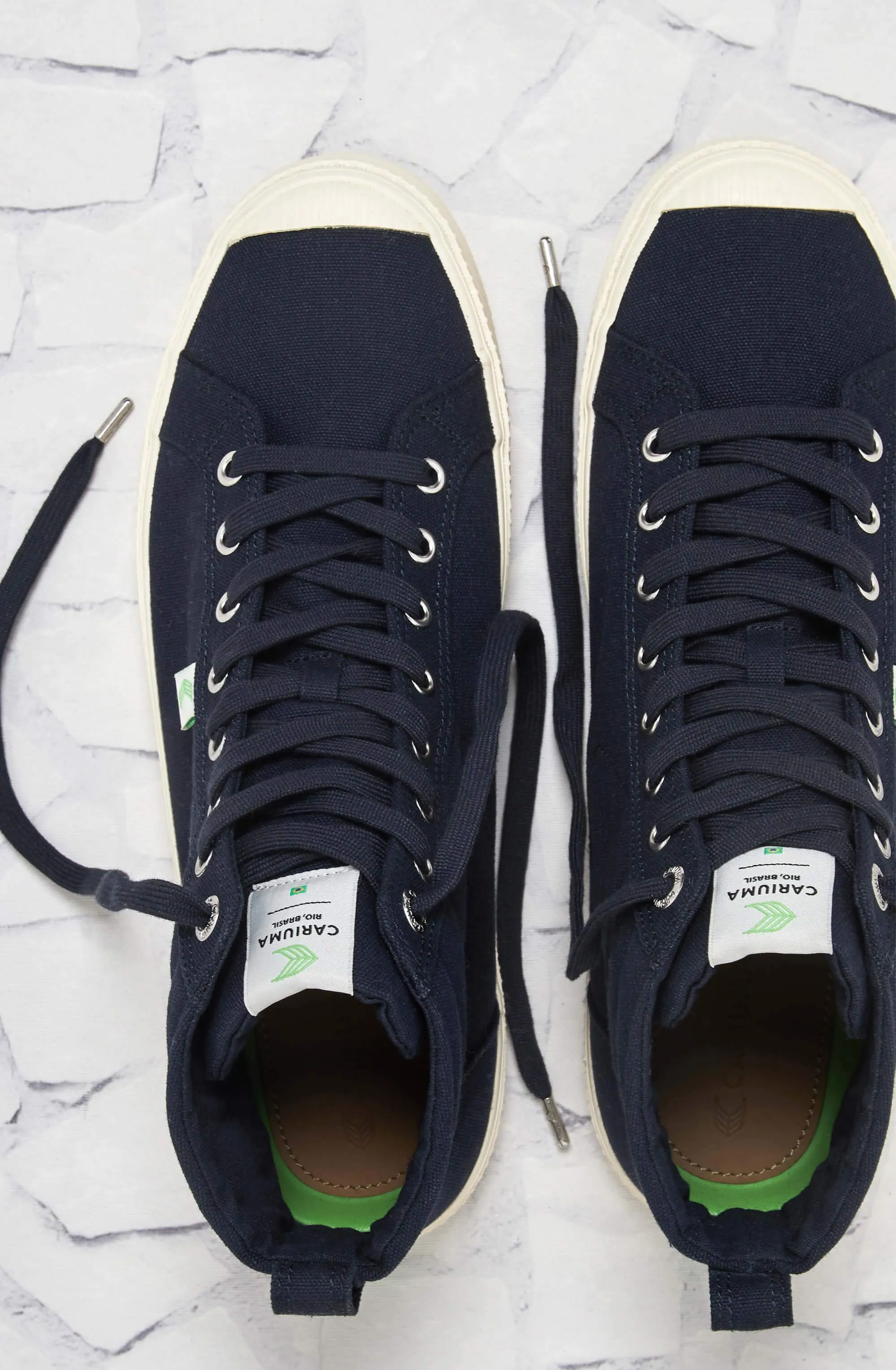 OCA High Navy Canvas Sneaker Men