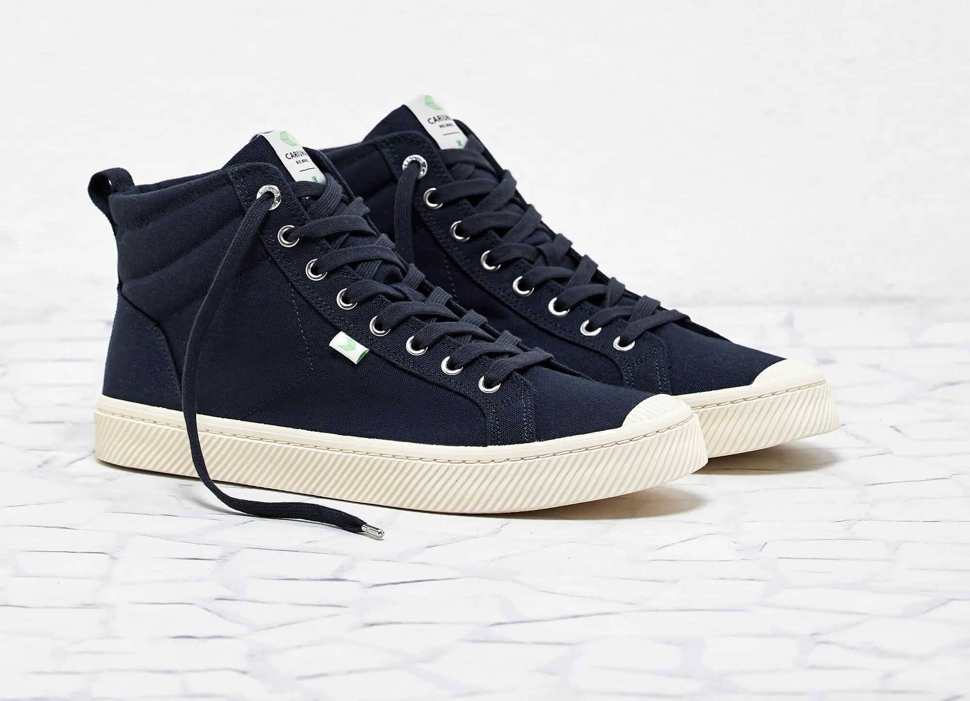 OCA High Navy Canvas Sneaker Men