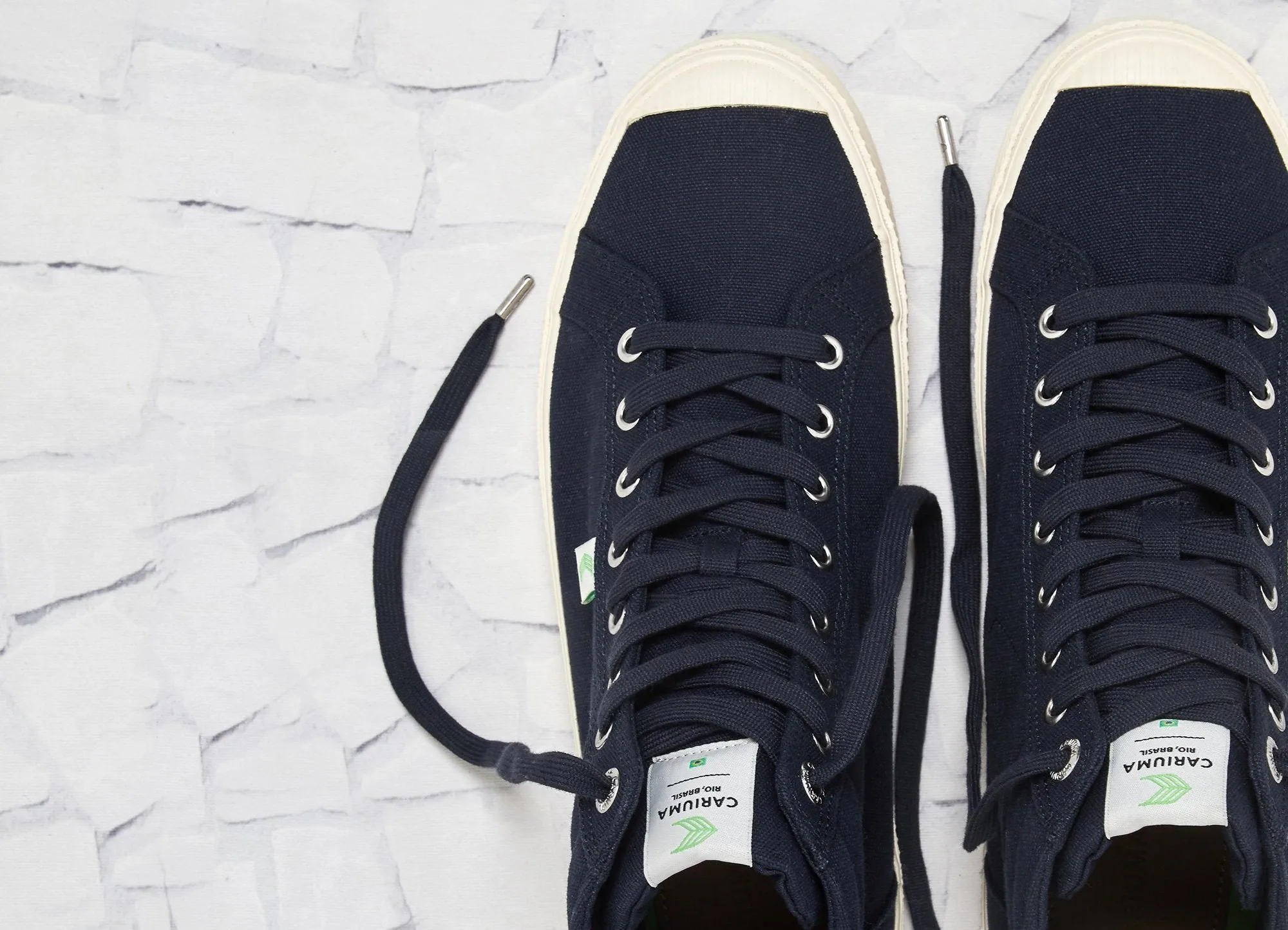 OCA High Navy Canvas Sneaker Men