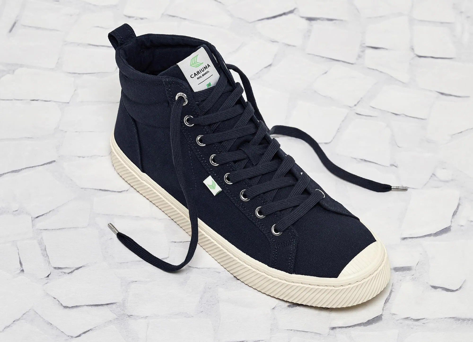 OCA High Navy Canvas Sneaker Men