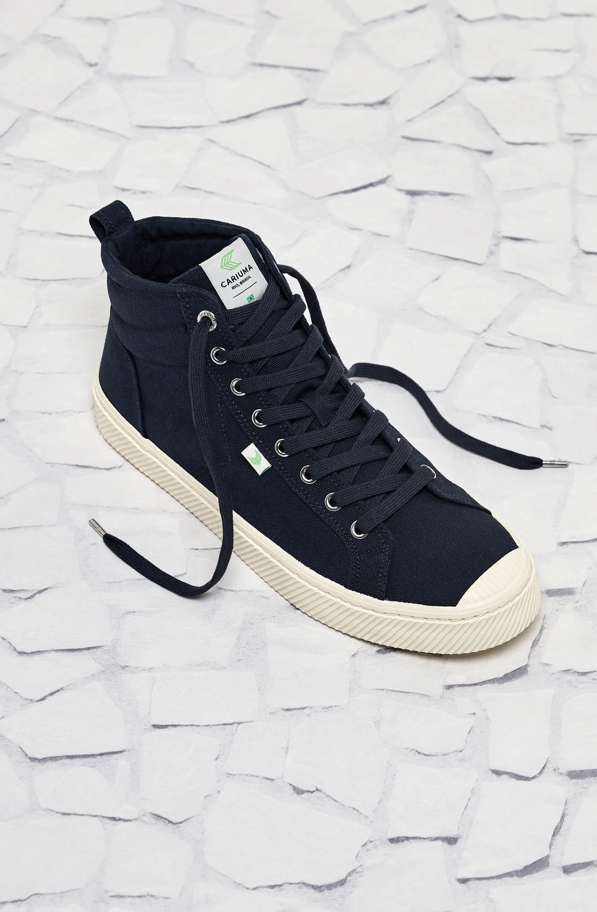 OCA High Navy Canvas Sneaker Men