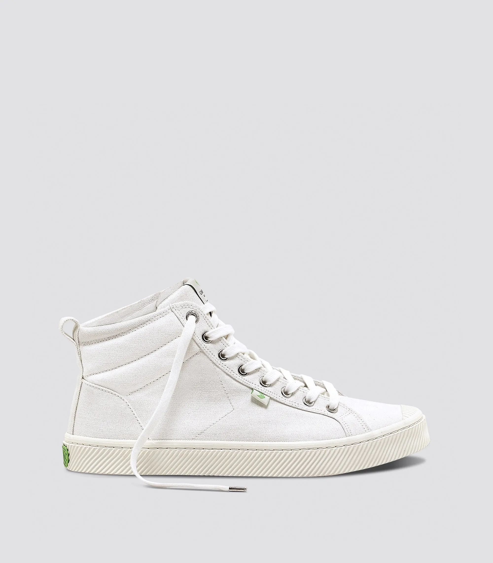 OCA High Off White Canvas Sneaker Women