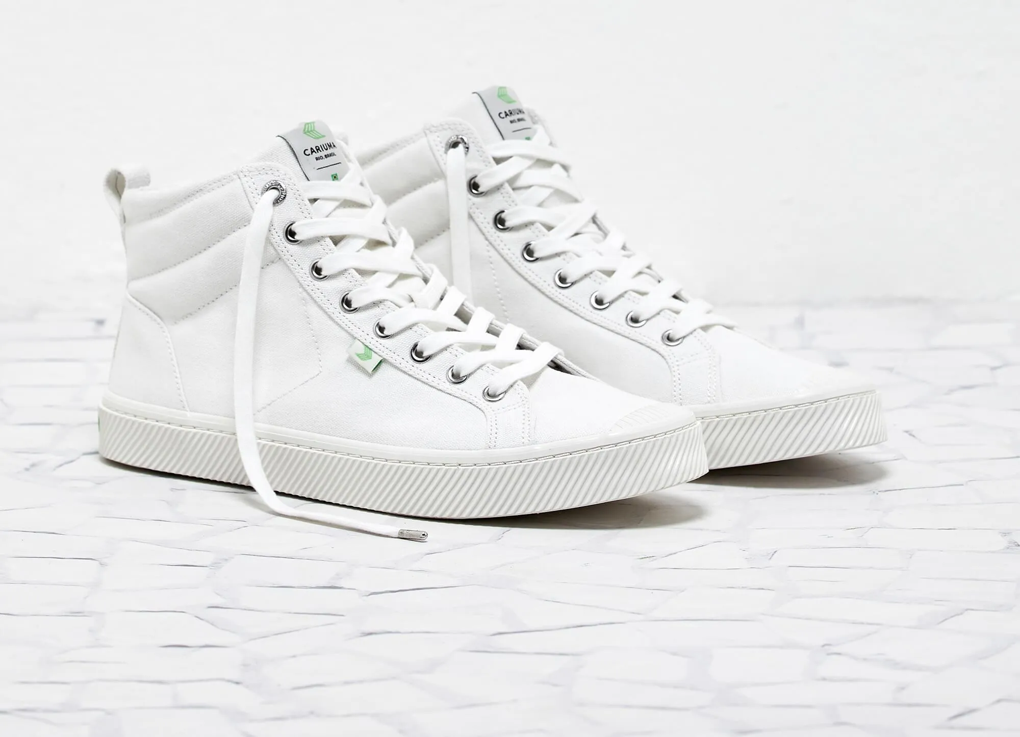 OCA High Off White Canvas Sneaker Women