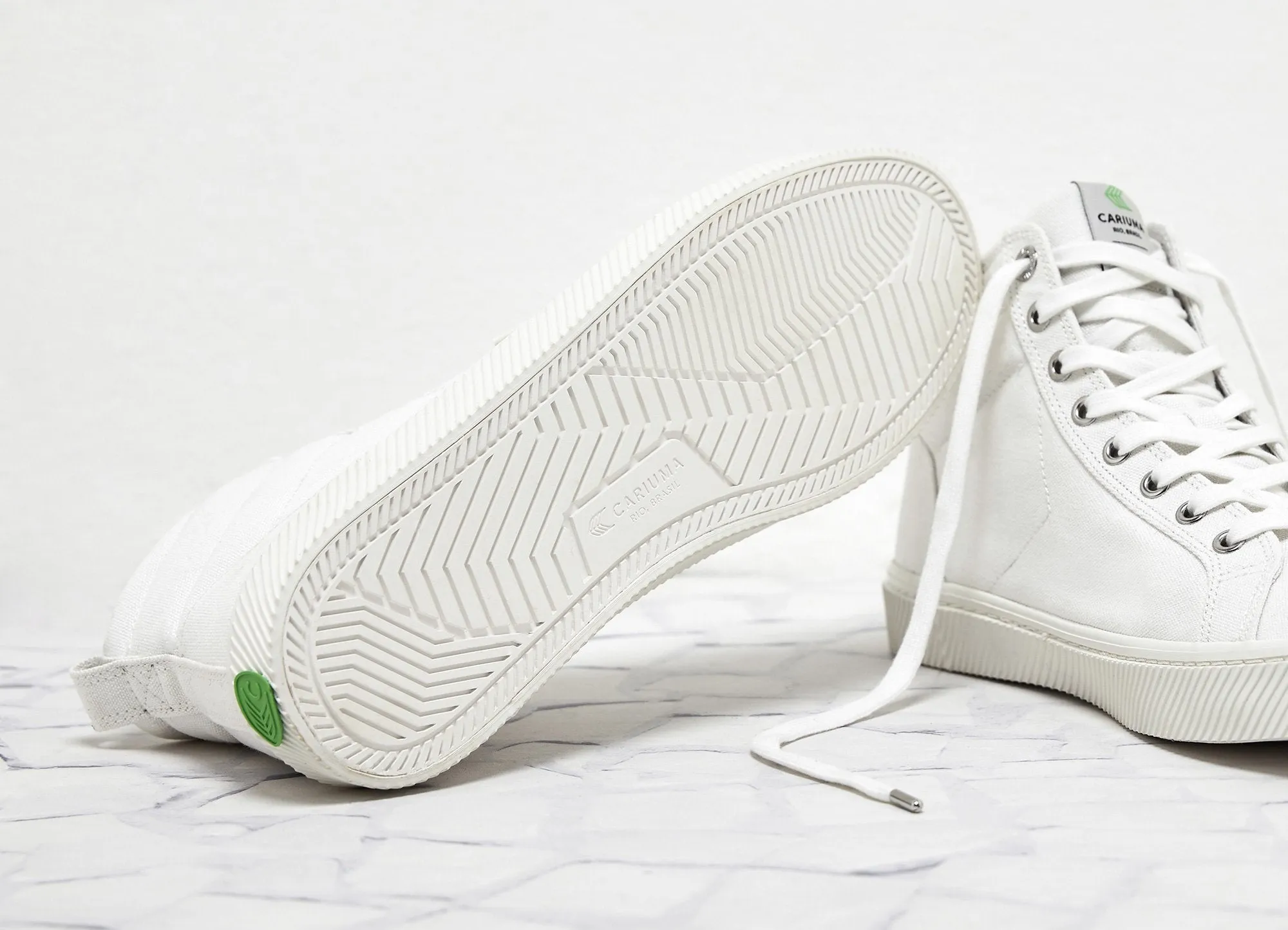 OCA High Off White Canvas Sneaker Women