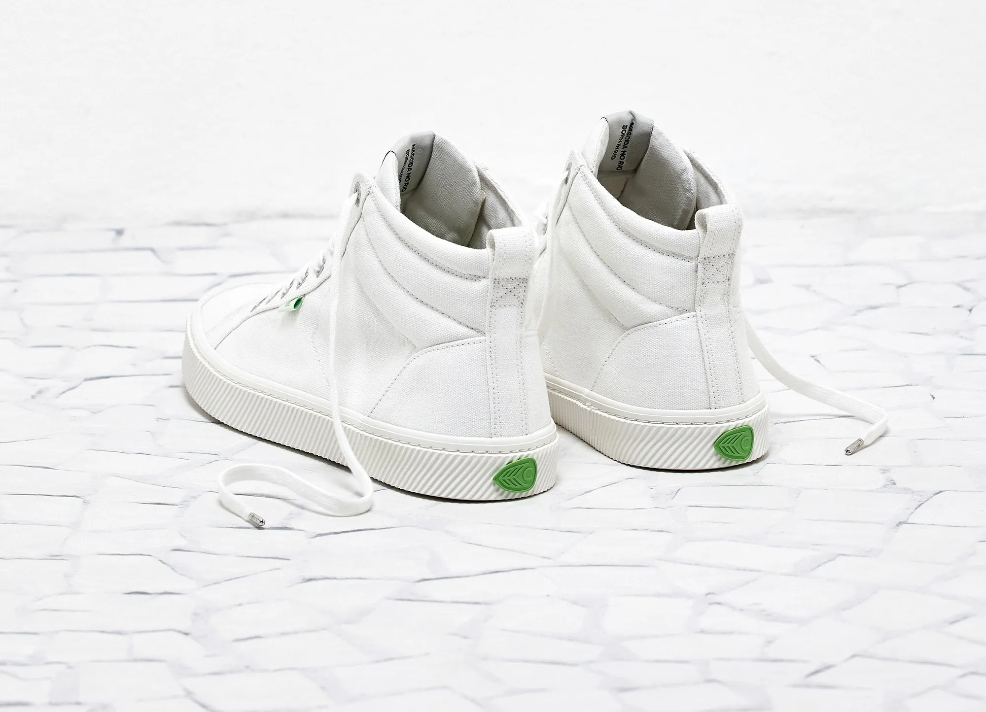 OCA High Off White Canvas Sneaker Women