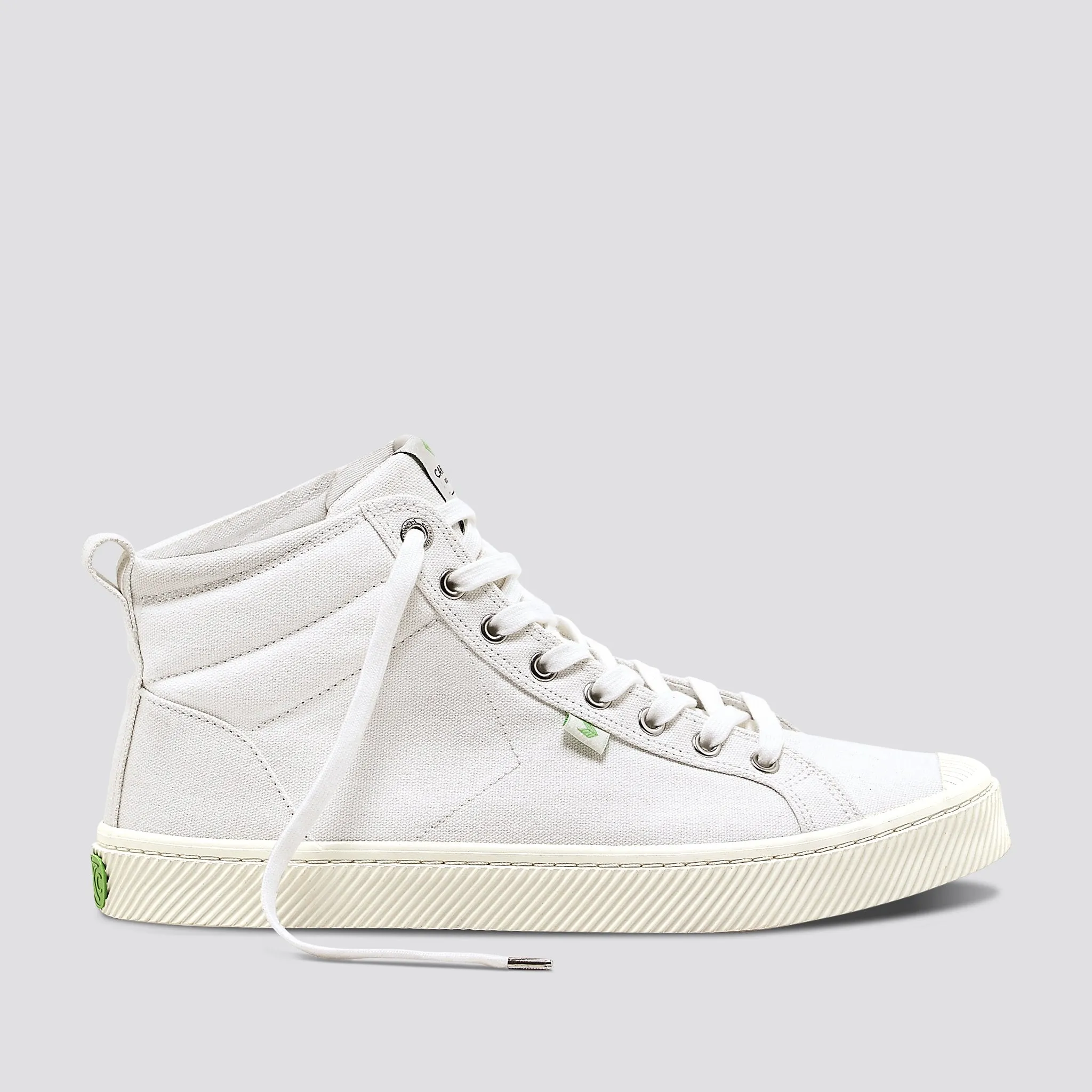 OCA High Off White Canvas Sneaker Women