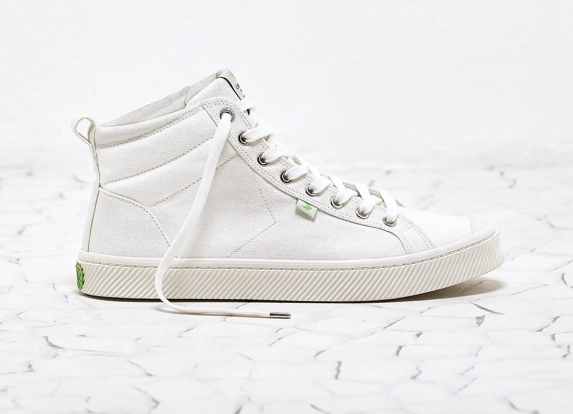 OCA High Off White Canvas Sneaker Women