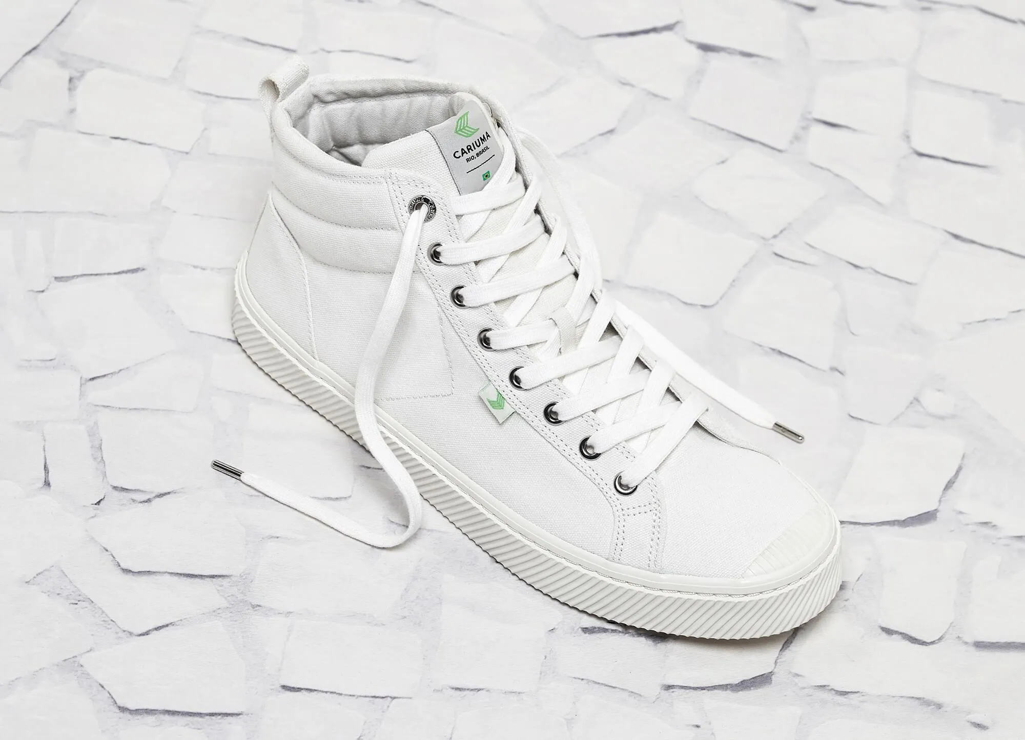 OCA High Off White Canvas Sneaker Women