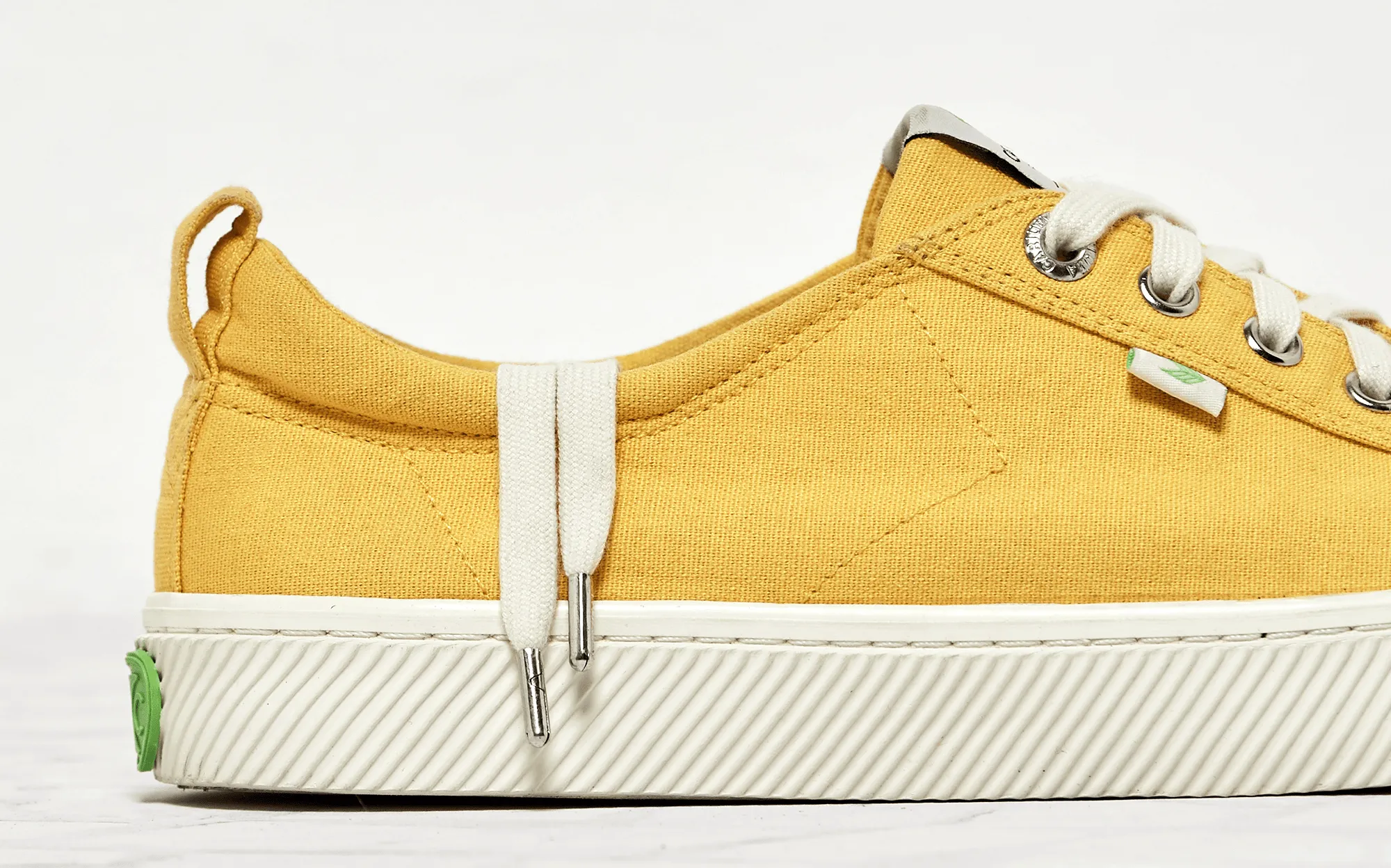 OCA Low Yellow Canvas Sneaker Women