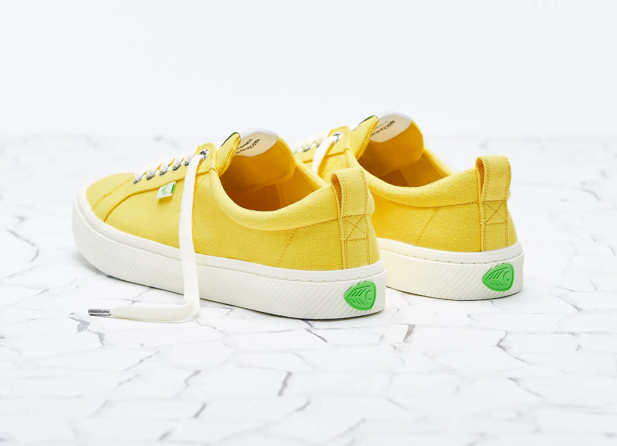 OCA Low Yellow Canvas Sneaker Women