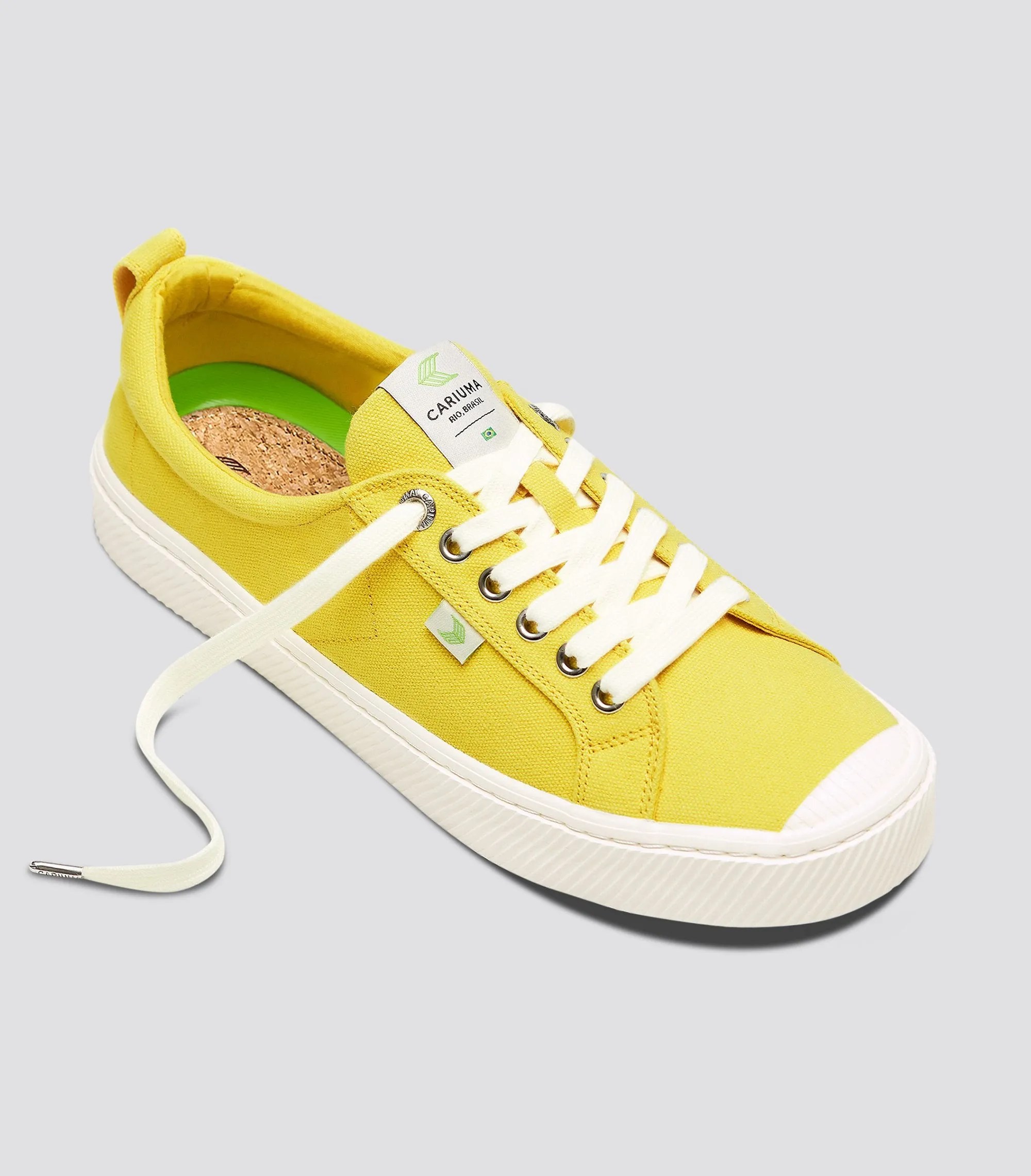 OCA Low Yellow Canvas Sneaker Women