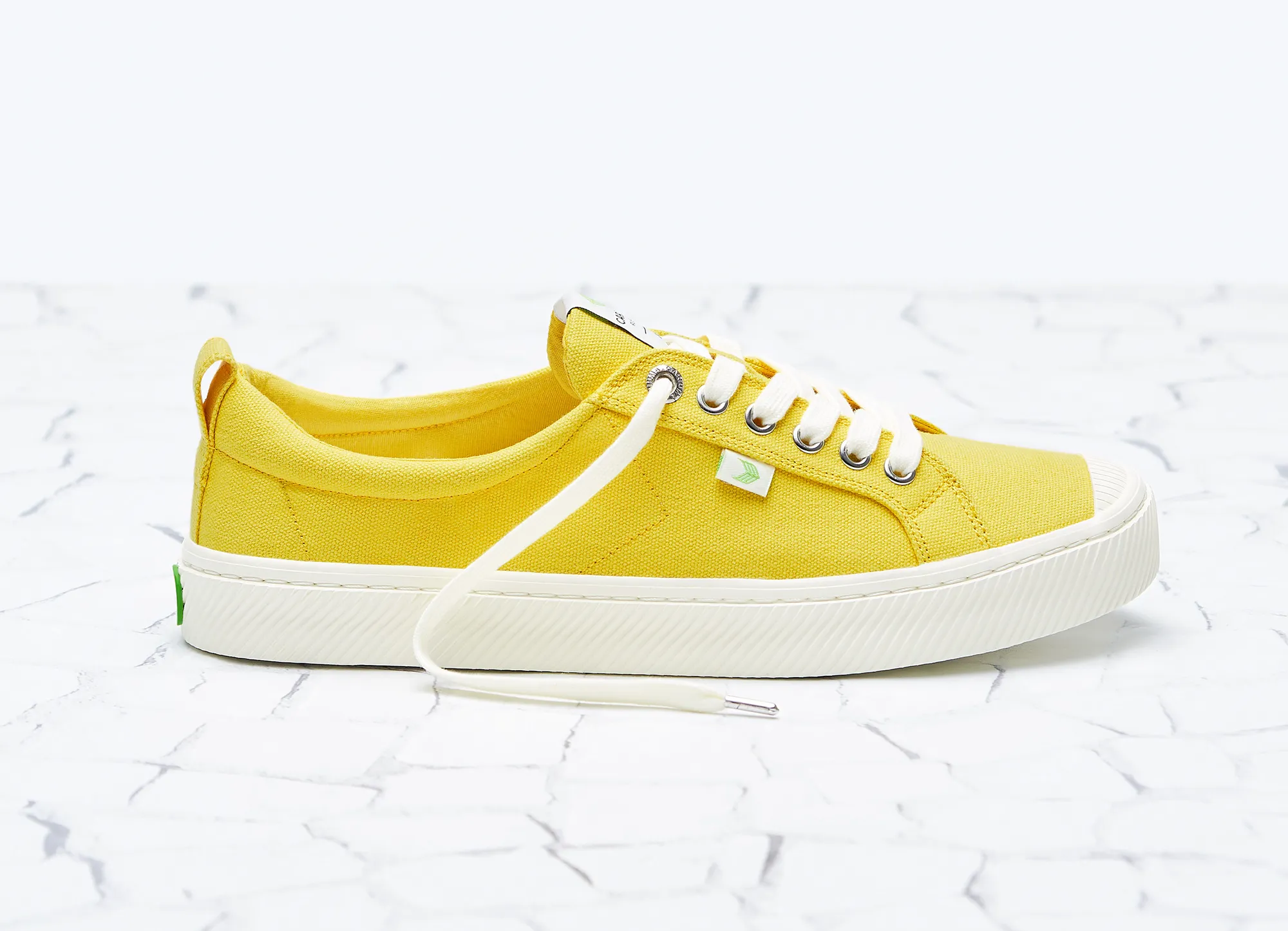 OCA Low Yellow Canvas Sneaker Women