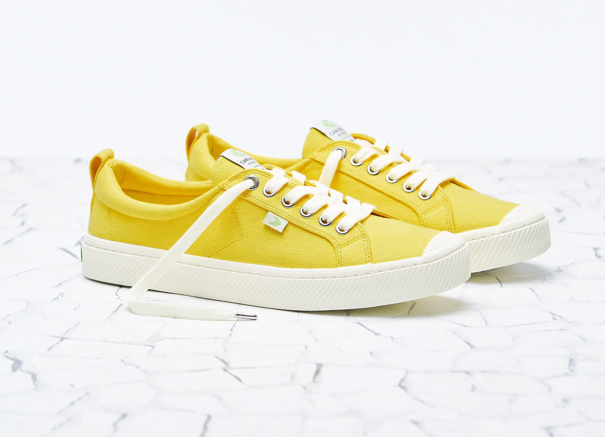 OCA Low Yellow Canvas Sneaker Women