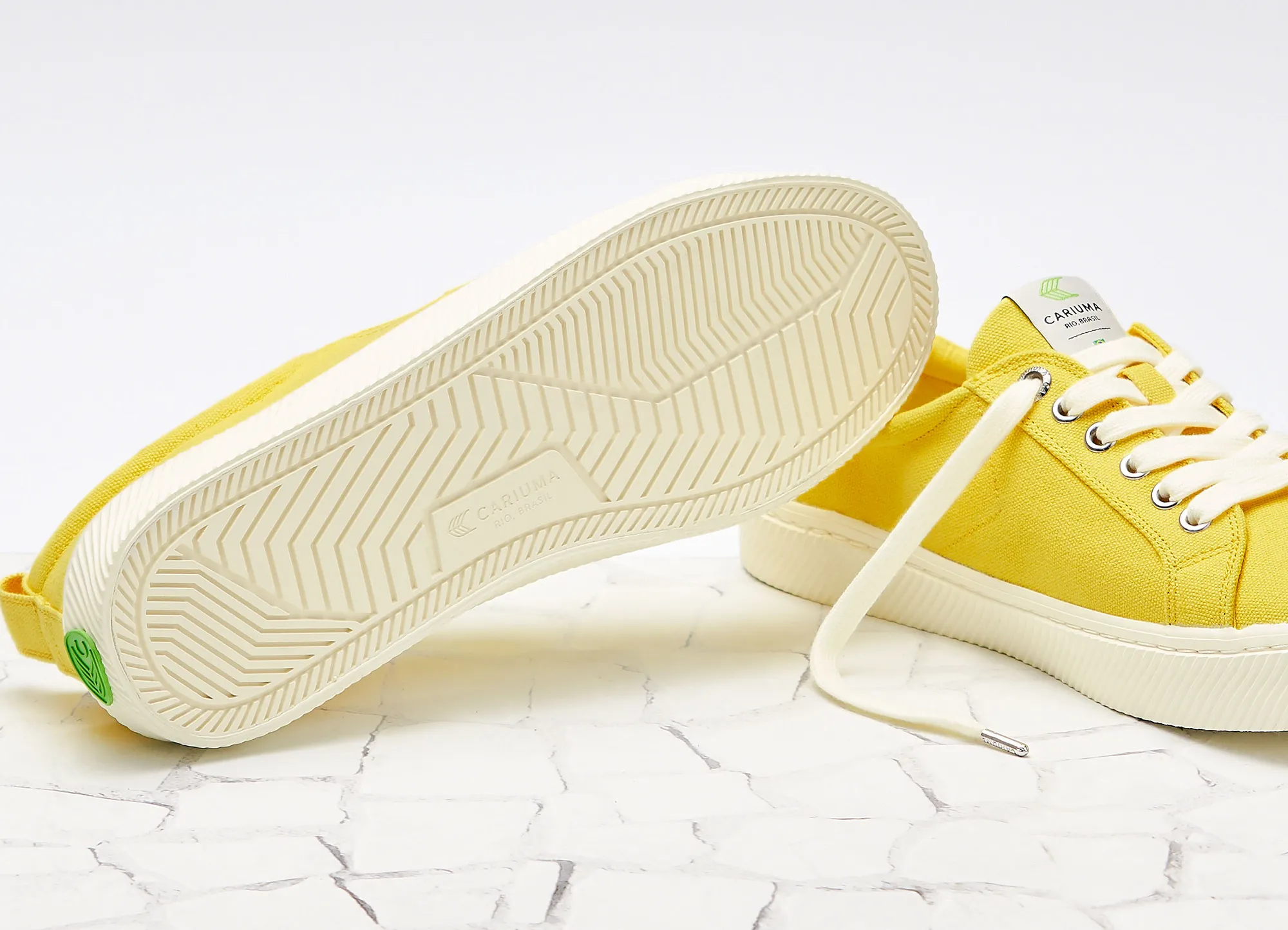 OCA Low Yellow Canvas Sneaker Women