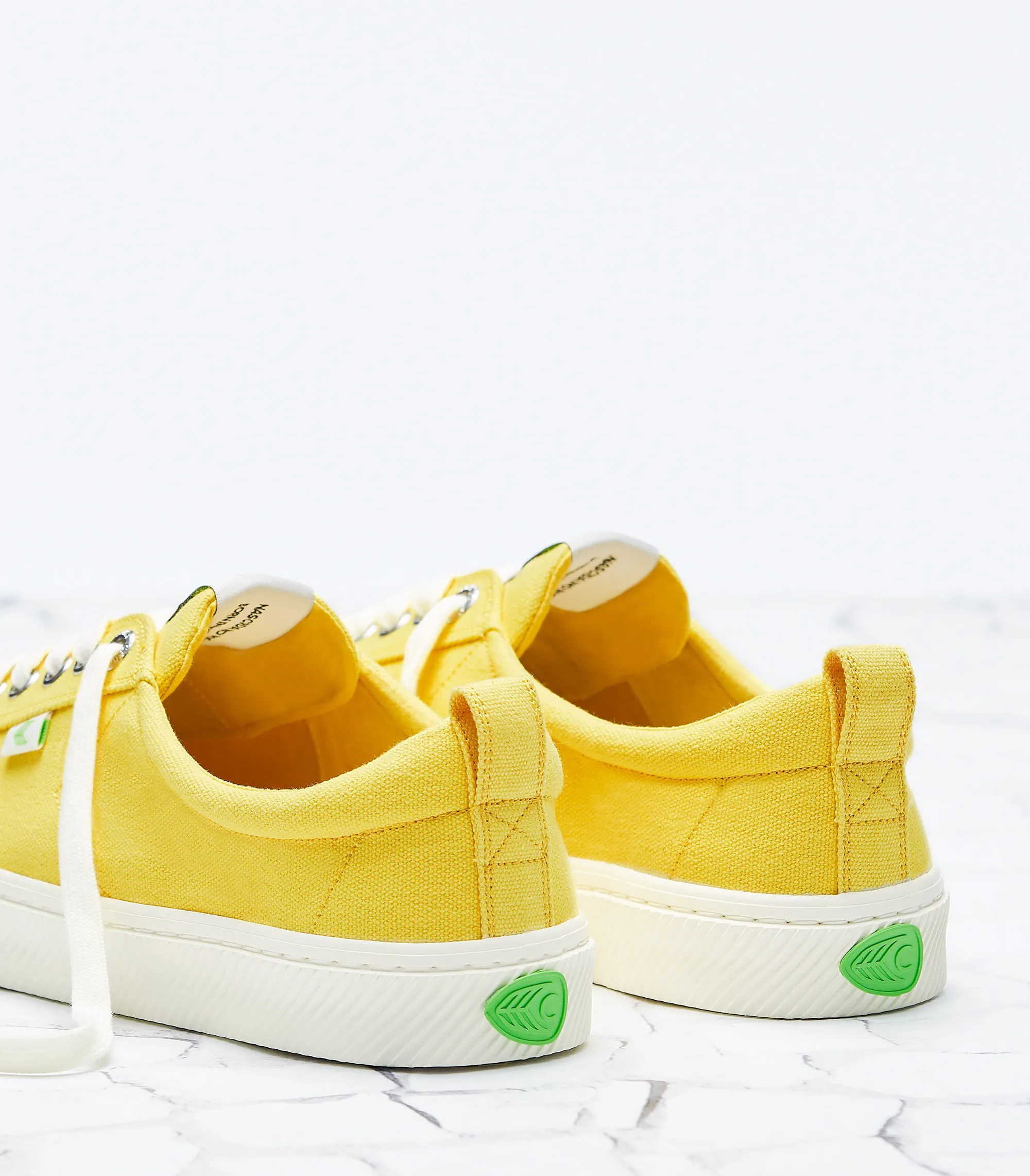 OCA Low Yellow Canvas Sneaker Women