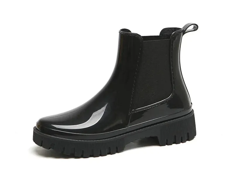 Saleh Garden Chrome Chelsea Chunky Boots