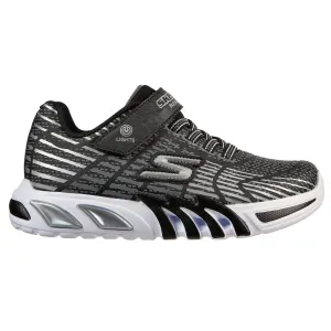 Skechers Black/Grey Multi S Lights Flex Glow Elite Children's Sneaker