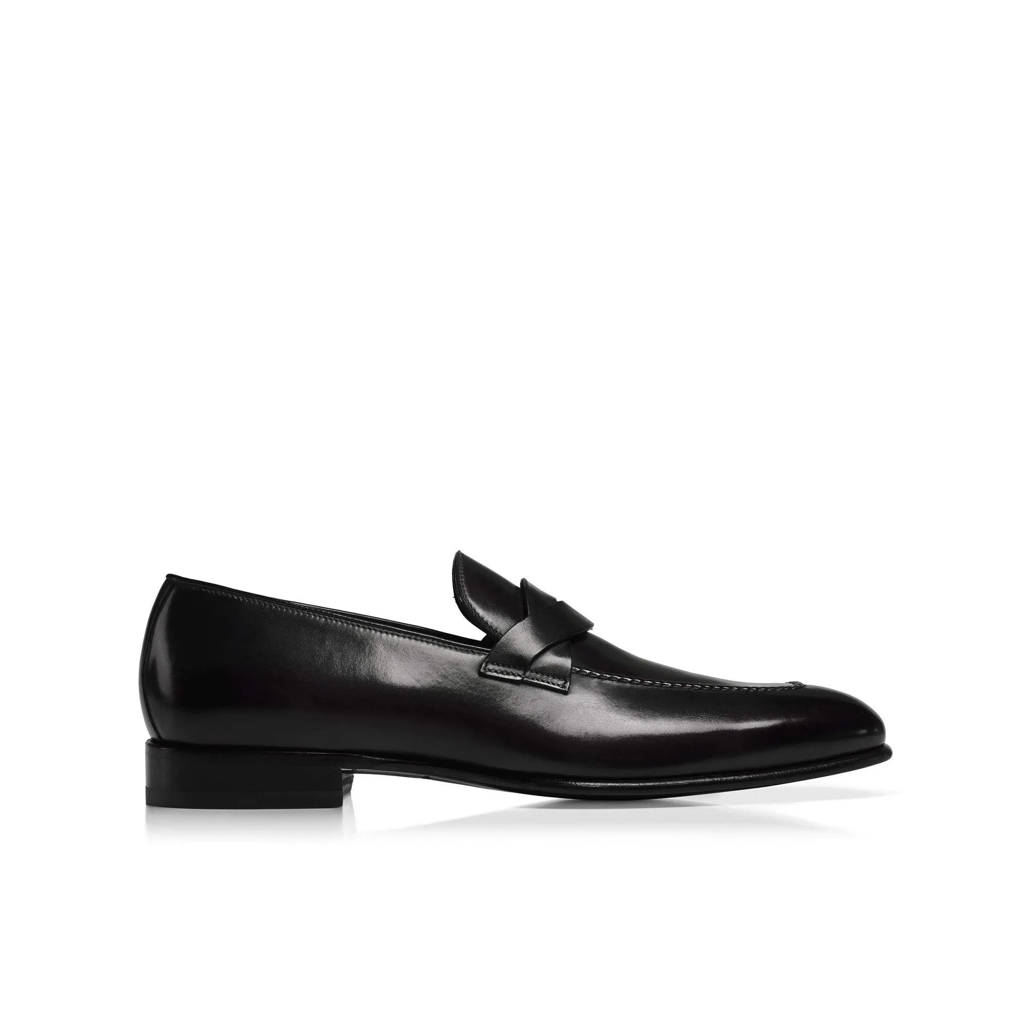 Tom Ford Andy Burnished Braided-Band Loafer